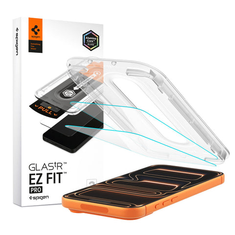 SPIGEN EZ Fit Pro 2PCS Glass Screen Protector for iPhone 17/17 Pro/16 Pro (Clear)