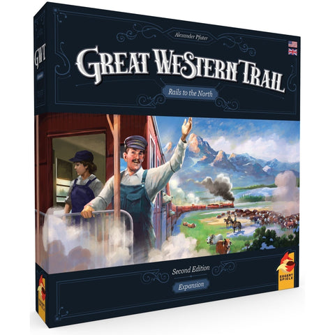 Asmodee Great Western Trail Rails to the North Second Edition Game