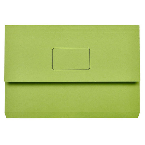 Marbig Slimpick Document Wallet (Foolscap) - Green