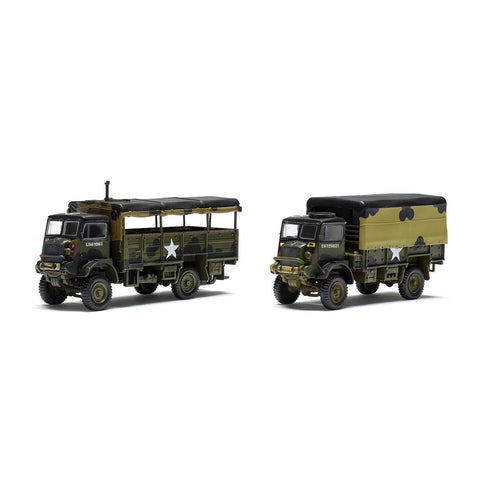 Airfix 1/76 WWII 3-Ton 4X4 General Service and Troop Trucks