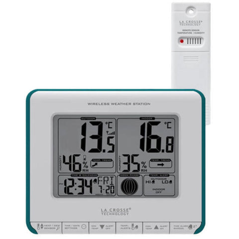 La Crosse 308-1711BL Wireless Weather Station with Heat Index and Dew Point