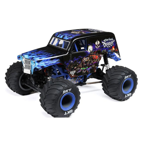 Losi Mini LMT Son Uva Digger RC Truck - Blue