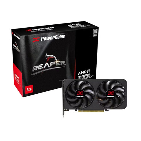 PowerColor Reaper Radeon RX 9060 XT 8GB GDDR6 Graphics Card