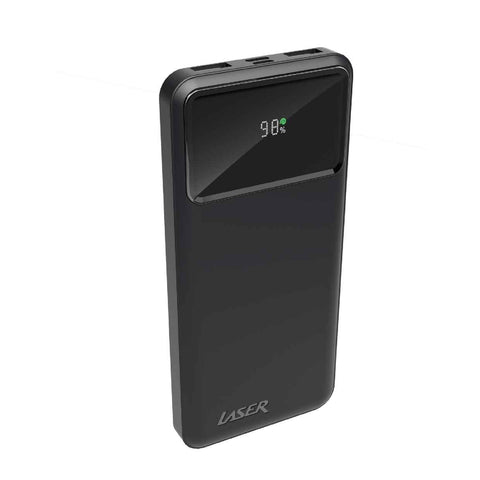 Laser 10000mAh Powerbank 18W PD with LED Indicator (Black)
