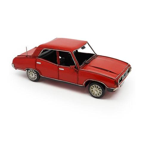 Boyle Metal Ornament Home Decor Collectible 1974 Leyand P76 Car 26x11x9cm (Red)