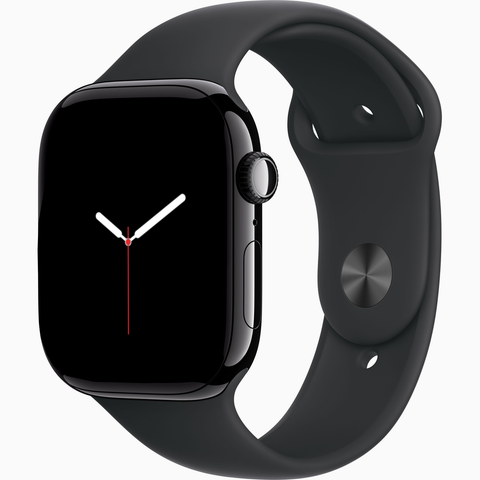Apple Watch Series 10 Aluminium GPS + Cellular 46mm (Jet Black) [~Refurbished: Very good]