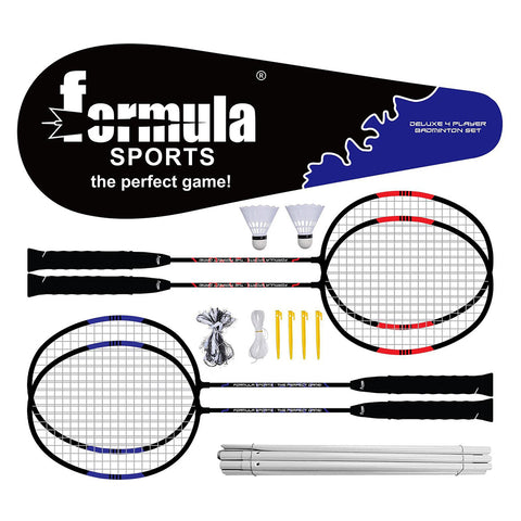 Formula Sports Badminton 4 Player Honeycomb Core Deluxe Set Kids