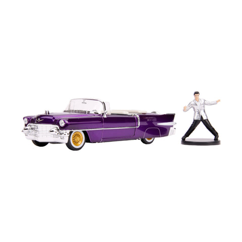 Jada 1:24 Scale Hollywood Ride 1956 Cadillac El Dorado With Figure Diecast Model Car