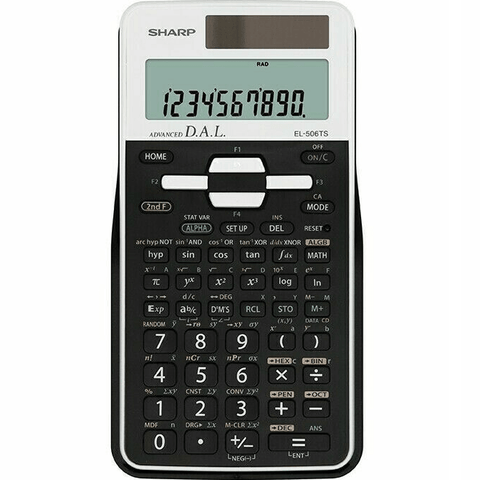 Sharp EL-506TS Scientific Calculator 470 Functions 2-Line Display