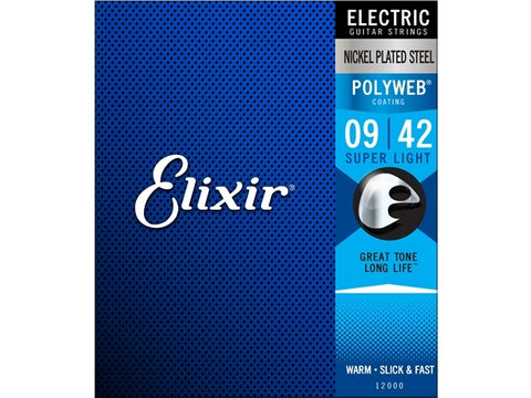 Elixir 12000 Electric Guitar Strings 9-42