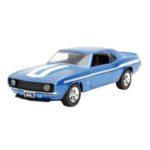 Jada 1:32 Scale Fast & Furious 1969 Chevrolet Camaro Blue Diecast Vehicle Model