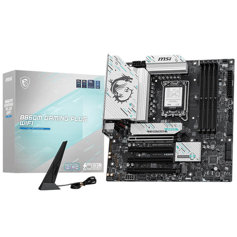 MSI B860M Gaming Plus WIFI LGA 1851 DDR5 mATX Motherboard (B860M GAMING PLUS WIFI)