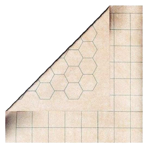 Chessex Reversible Megamat 1 Squares & 1 Hexes 34.5 x 48 Inches