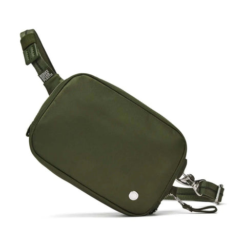 Pacsafe W Anti-Theft RFID Blocking Slashguard Micro Travel Sling Olive