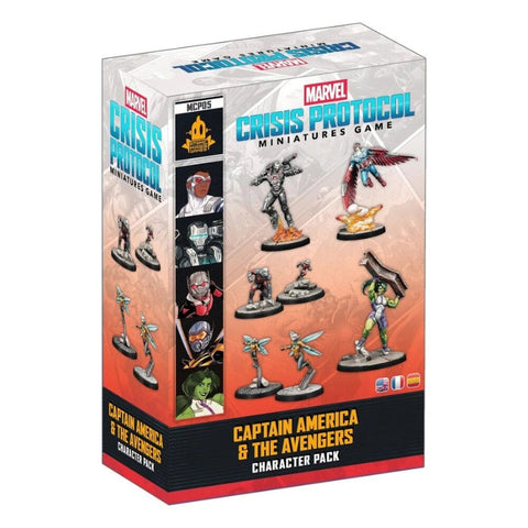 Atomic Mass Games Marvel Crisis Protocol Captain America & the Avengers Character Pack