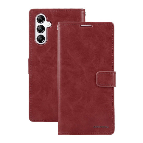 Goospery Bluemoon Diary for Samsung Galaxy A05S - Wine