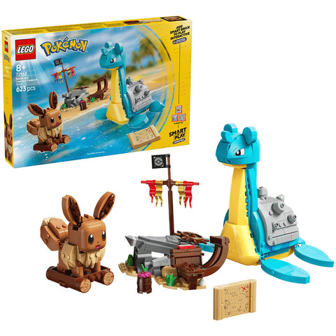 LEGO 72162 SMART Play Compatible Eevee and Lapras's Treasure Hunt - Pokémon