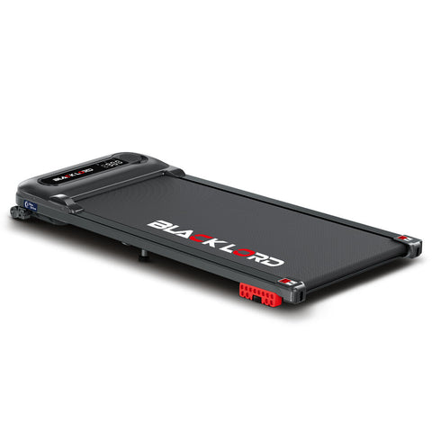 BLACK LORD Treadmill Electric Walking Pad Incline Shock Absorbers Home Gym (Black)