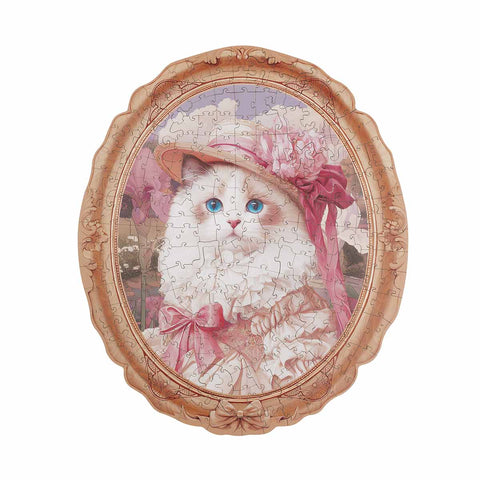 Robotime Paradise Springtime Kitty Portrait Puzzle