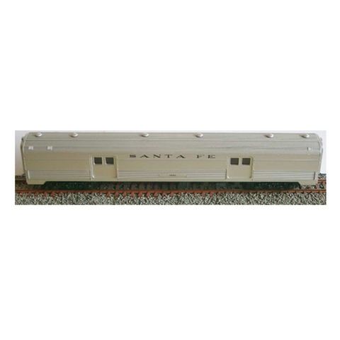 Frateschi HO Budd Baggage Car Silver Santa FE