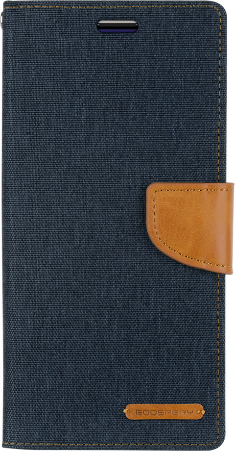 Goospery Canvas Diary For iPhone X / XS - Navy