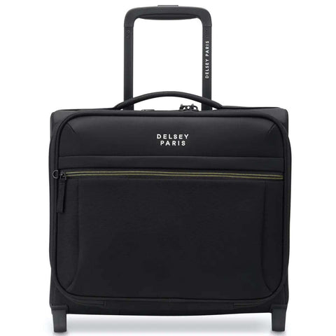 Delsey Brochant 3 - 38 cm 2-Wheel Underseater Cabin Suitcase - Deep Black