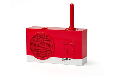 Lexon Thykho 3 Fm Radio and Bluetooth Speaker PANTONE (Red)