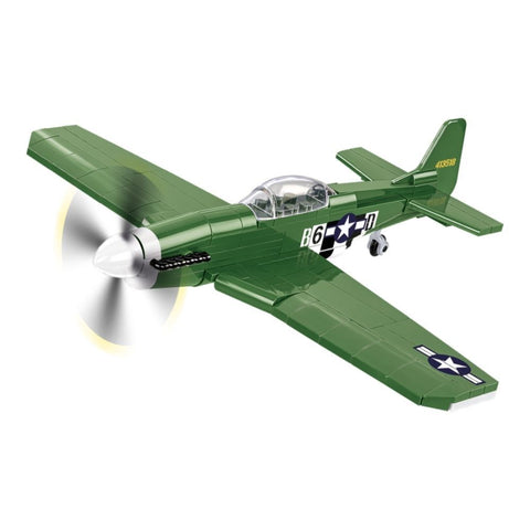 Cobi 150-Pieces World War 2 P-51 Mustang Plane Kids/Adult Building Toy 1:48 Scale