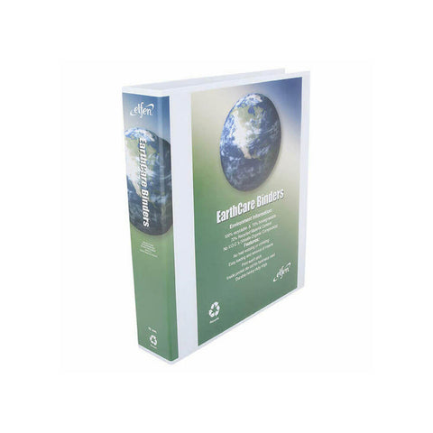 Cumberland Earthcare 2 D-Ring Insert Binder A4 40mm (White)