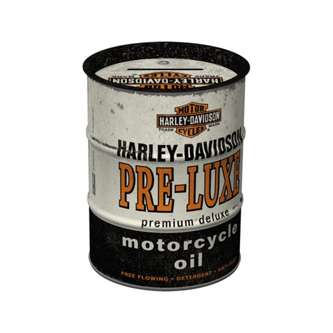 Nostalgic-Art Money Box Oil Barrel Harley-Davidson Pre-Luxe 9.3x9.3x11.5cm
