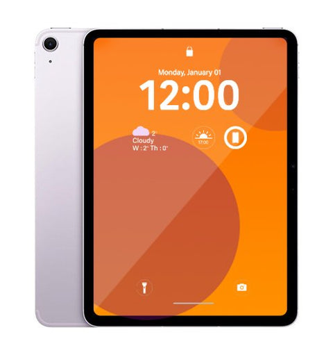 Apple iPad Air 6 (2024), 11-inch (M2) Wi-Fi + Cellular 256GB - Purple - [~Refurbished: Excellent condition]