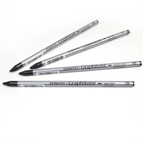 Derwent Watersoluble Graphitone Pencil 6B (12 Pack)