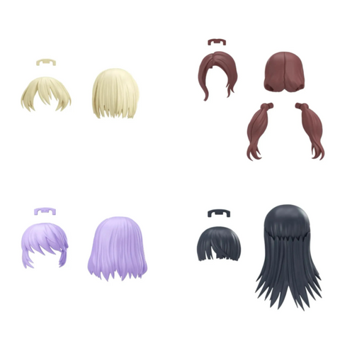 Bandai 30ms Option Hair Style Parts Vol.12 All 4 Types