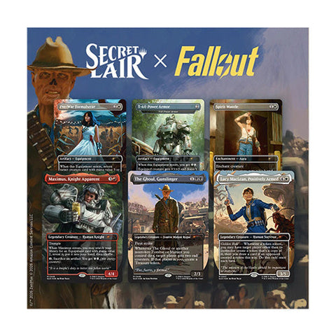 Wizards Of The Coast Magic Secret Lair X Fallout Beyond Vault 33 Non Foil Edition