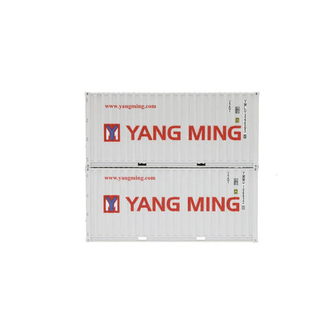 Dapol OO Container 20ft Yang Ming 322593 5 & 106832 1
