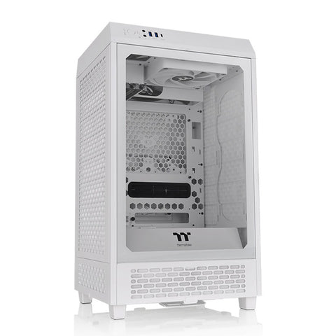 Thermaltake CA1X900S6WN00 Tower 200 Mini TG Mini-ITX Case (Snow)