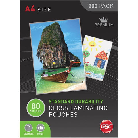 GBC Laminating Pouch 80 Micron A4 (Clear) [Pack 200]
