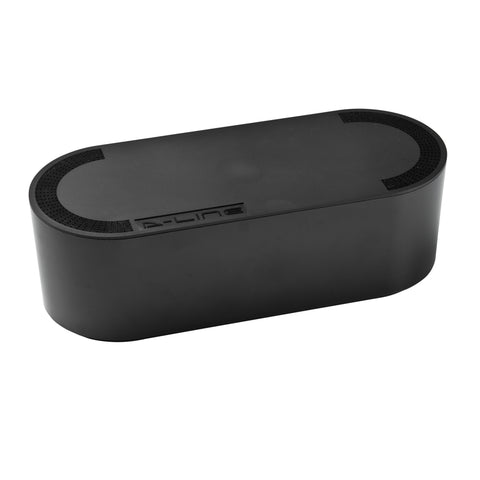D-Line Cable Tidy Unit Cable Management Box - Large (Black)