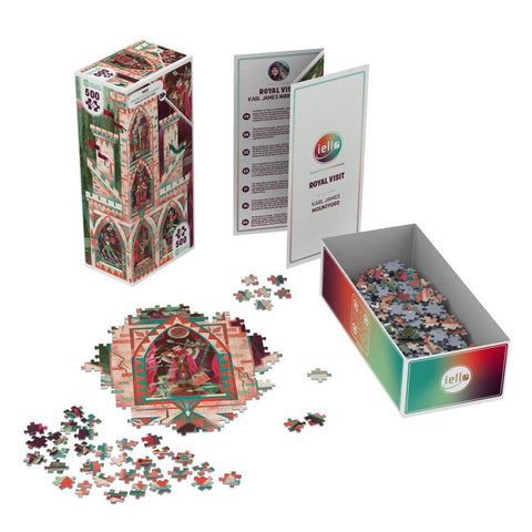IELLO Puzzle Twist Royal Visit 500-Pieces