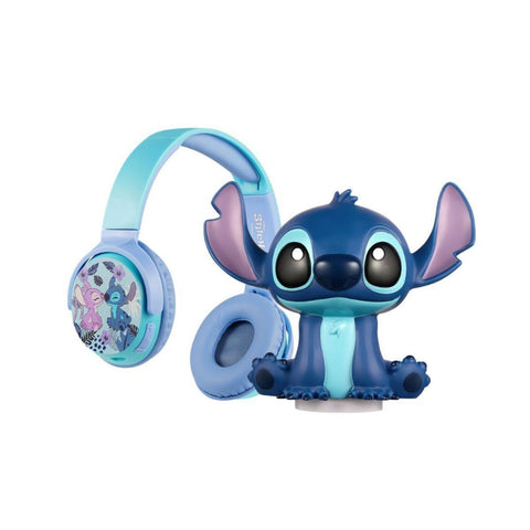 Disney Stitch Bluetooth Headphones with Mood Light Gift Set