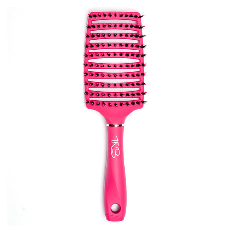 TNS FLEXI Detangling Hair Brush (Maroon)