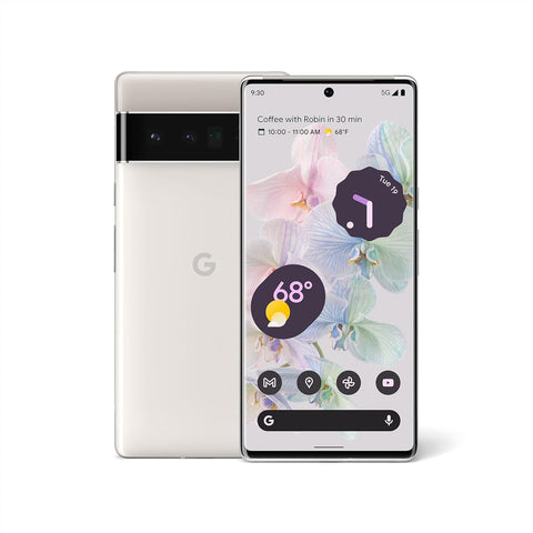 Google Google Pixel 6 Pro 128GB (CLOUDY WHITE) [*Renewed: Very Good]