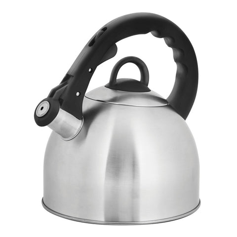 Avanti Whistling Kettle Stainless Steel Novara Camping Tea Stove Top 2.5L