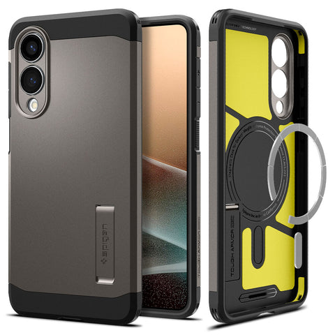 SPIGEN Tough Armor MagSafe Case for Galaxy S25 Edge (Gunmetal)