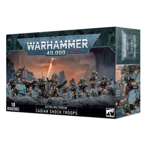 Games Workshop Warhammer 40K Astra Militarum Cadian Shock Troops