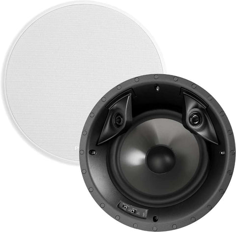 Polk Audio 80 F/X-RT High-Quality In-Ceiling Speakers Pair with 8" Driver White