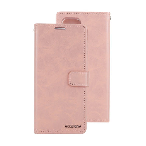 Goospery Bluemoon Diary for Galaxy A73 5G - Rose Gold