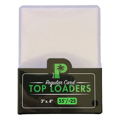 Palms Off Gaming Standard 55pt Card Loader Top Loaders - 25pc Pack