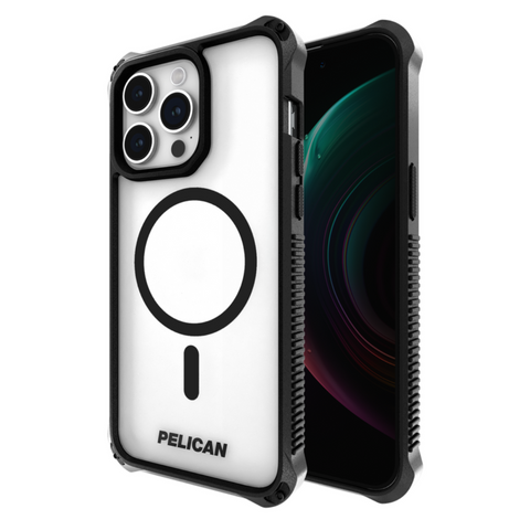 Pelican Guardian Magsafe for iPhone 15 Pro Max - Clear/Black