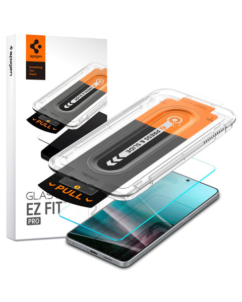 Spigen Samsung Galaxy S25 Edge GLAS.tR EZ Fit Pro HD Glass Screen Protector - Clear